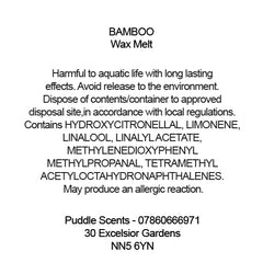 Bamboo Wax Melts