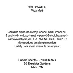 Cold Water Wax Melts