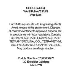 Ghouls Just Wanna Have Fun Wax Melts