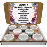 Laundry 3 Wax Melt Sample Box