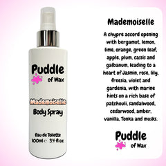 Mademoiselle Body Spray