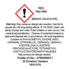 Charly Red Wax Melts