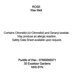 Rose Wax Melts