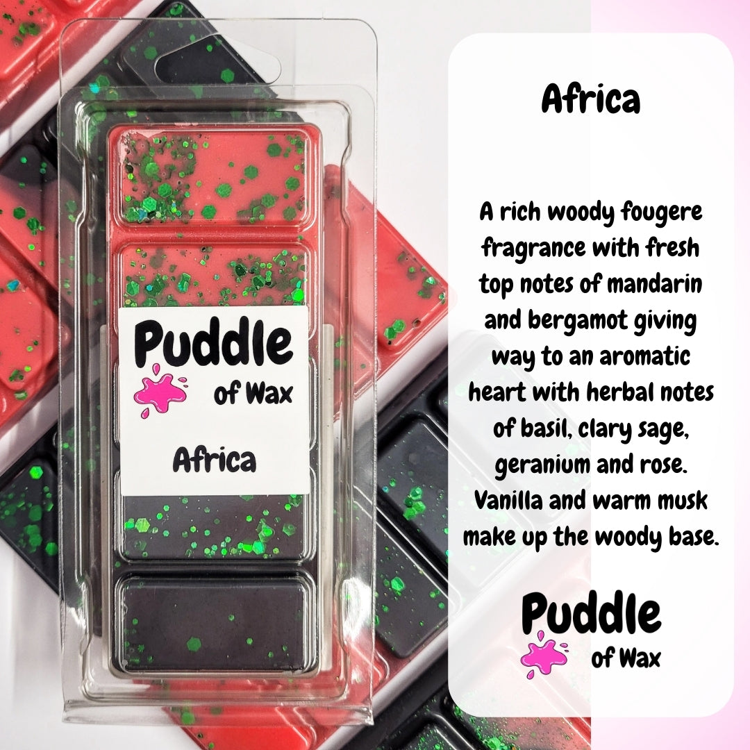 Africa Wax Melt Scent Description