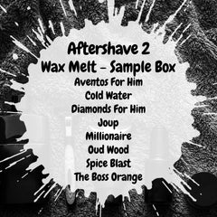 Aftershave 2 Wax Melt Sample Box