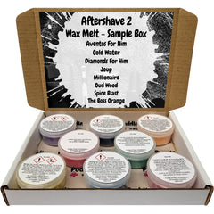 Aftershave 2 Wax Melt Sample Box