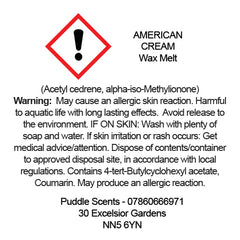 American Cream Wax Melts