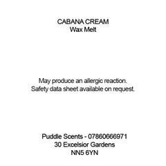 Cabana Cream Wax Melts