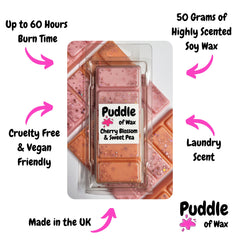Cherry Blossom & Sweet Pea Wax Melts
