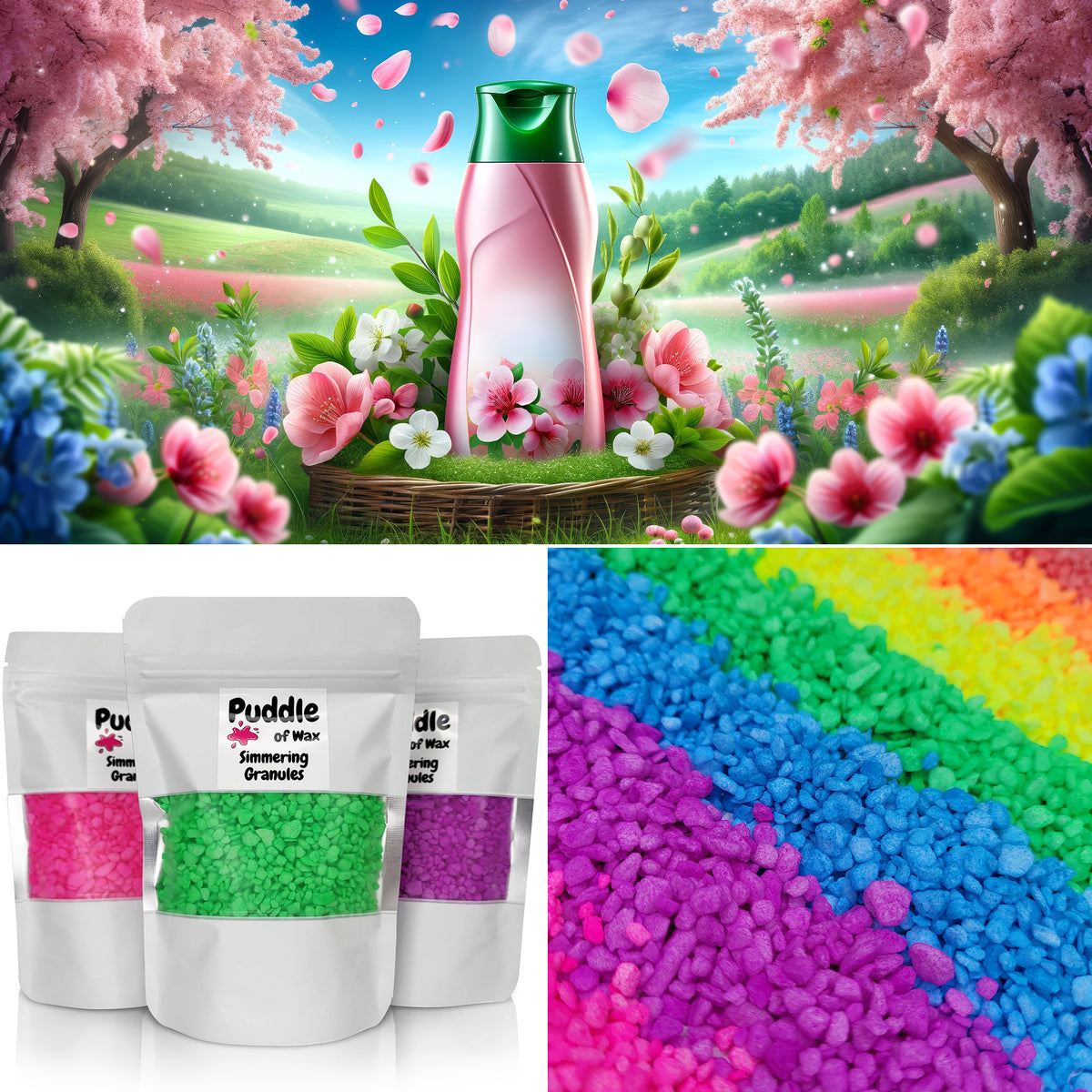 Cherry Blossom & Sweet Pea Simmering Granules