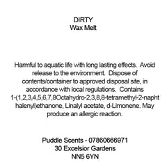 Dirty Wax Melts