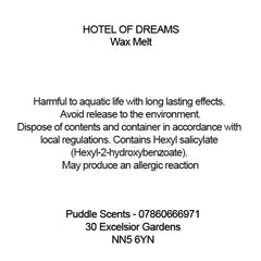 Hotel of Dreams Wax Melts