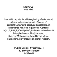 Misrule Wax Melts