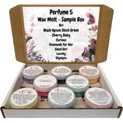 Perfume 5 Wax Melt Sample Box