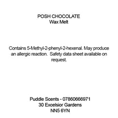 Posh Chocolate Wax Melts