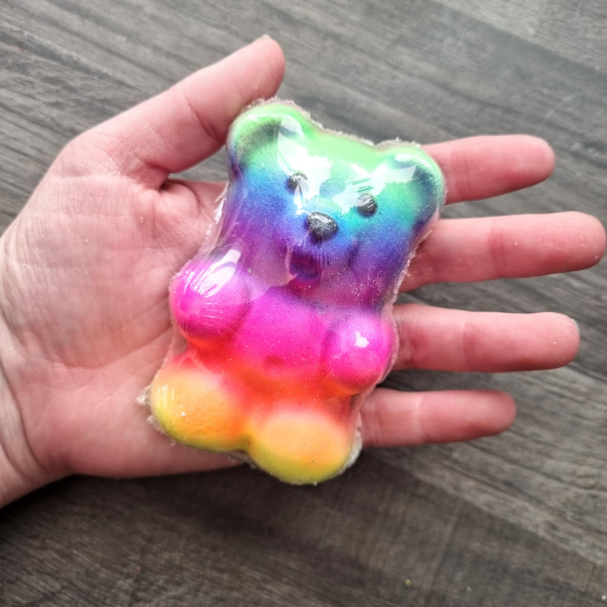 Rainbow Teddy Bear Bath Bomb