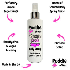 Vanilla Rock Sugar Body Spray