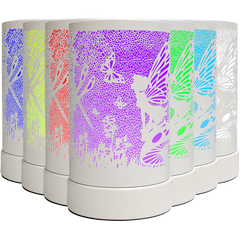 White Fairy Colour Changing Electric Burner