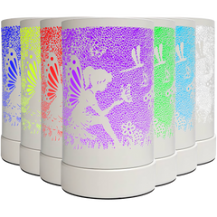 White Fairy Colour Changing Electric Burner