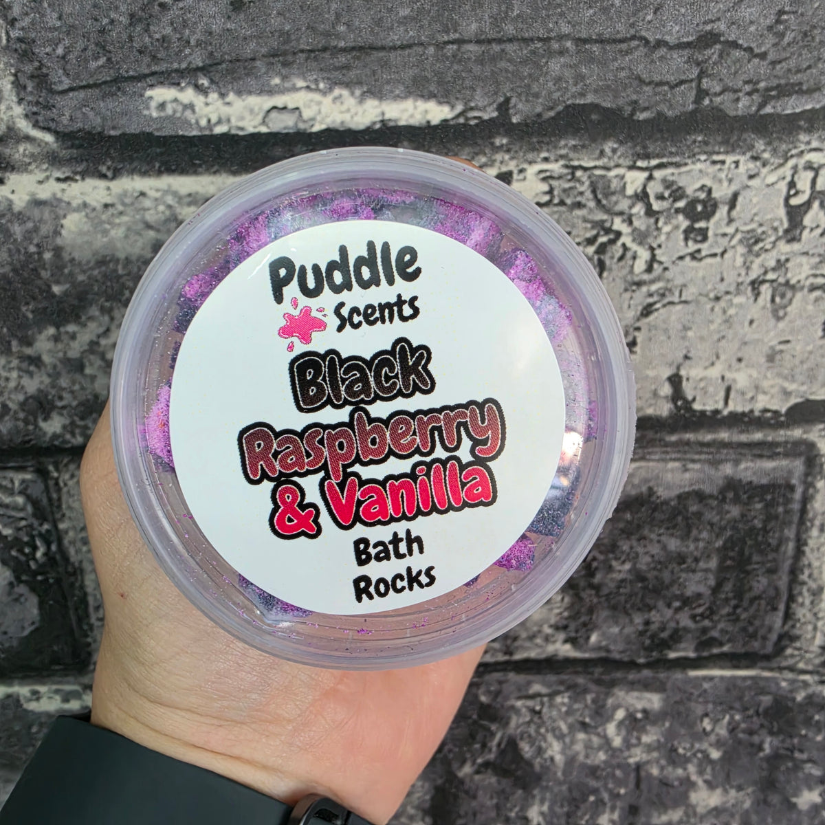 Black Raspberry & Vanilla Bath Rocks