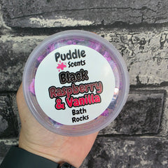 Black Raspberry & Vanilla Bath Rocks