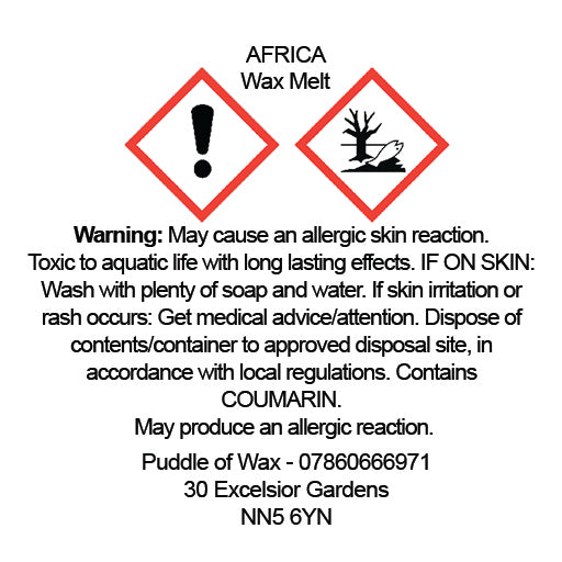Africa Wax Melt CLP