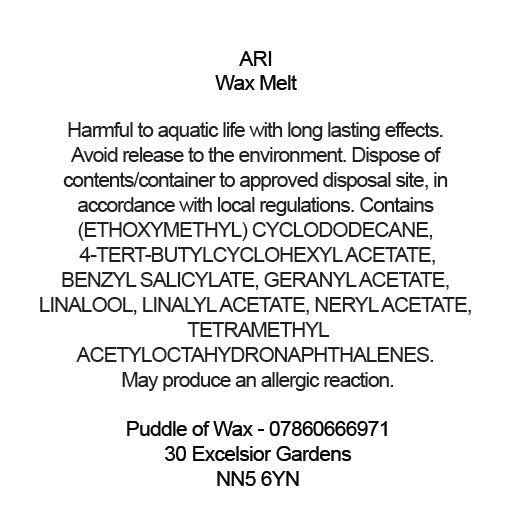 Ari Wax Melt CLP