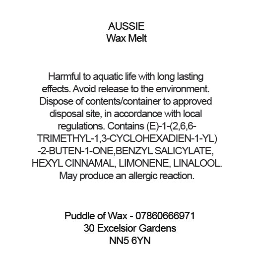 Aussie Wax Melt CLP
