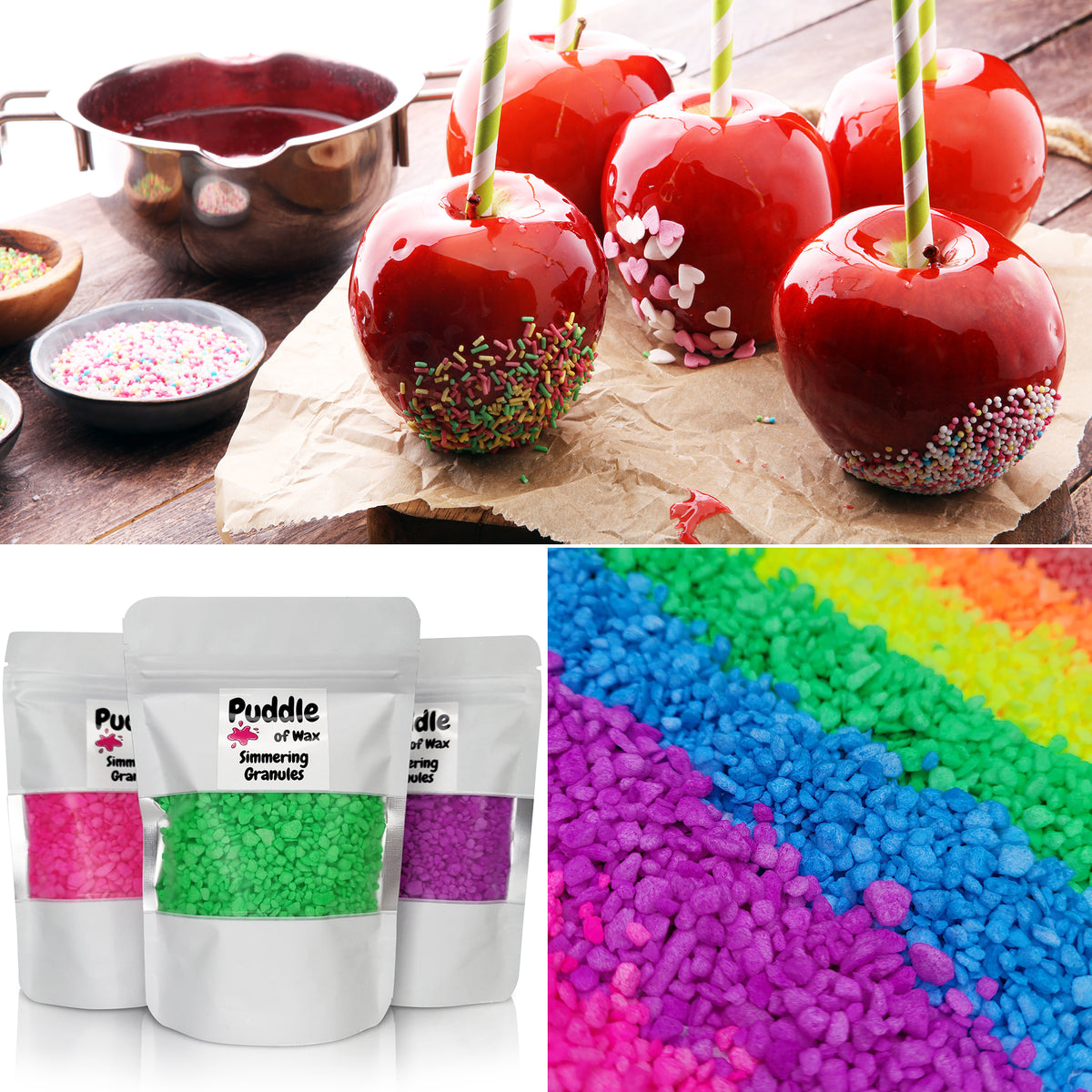 Frosted Candy Apple Simmering Granules