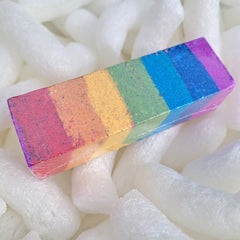 Chewy Raspberry Rainbow Stick Bath Bomb